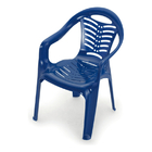 Mesa Infantil Azul + 02 Cadeira Infantil Plasnorthon Kit