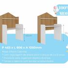 Mesa Infantil C/ Banco, Estantes, Prateleira E Cama Infantil