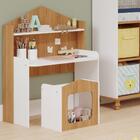 Mesa Infantil Casinha C/ Banco Prateleira Nicho Casinha E Cam