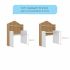 Mesa Infantil Com 1 Cadeira Algodão Doce Espresso Móveis Bran