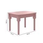 Mesa Infantil Com 2 Cadeiras Mariah - Rosa/azul/menta