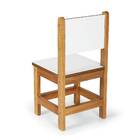 Mesa Infantil Com 4 Cadeiras Em Madeira E Mdf Lara Branco - S