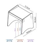 Mesa Infantil Com Regulagem De Altura E Gaveta Branca