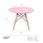 Mesa Infantil Eames Eiffel Junior - Rosa Pink