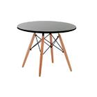 Mesa Infantil Eiffel Com Aramado Branca Com Base De Madeira C