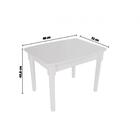 Mesa Infantil Em Madeira Maciça Deiss