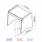 Mesa Infantil Luna Branco - Movelbras