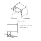 Mesa Infantil Luna Branco - Movelbras