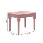 Mesa Infantil Mariah Madeira Maciça E Laca Casatema Madeiraor