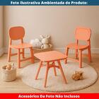 Mesa Infantil Pipa Rivatti 51cm Monobloco Pp Pêssego
