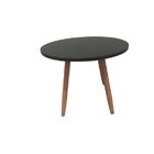 Mesa Infantil Redonda 60cm Eiffel Eames Kids - Preta