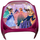 Mesa Infantil Rosa + 01 Cadeira Infantil Rischioto Kit