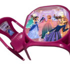 Mesa Infantil Rosa + 01 Cadeira Infantil Rischioto Kit