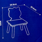 Mesa Infantil Selva Com 2 Cadeiras Para Atividades Escolares