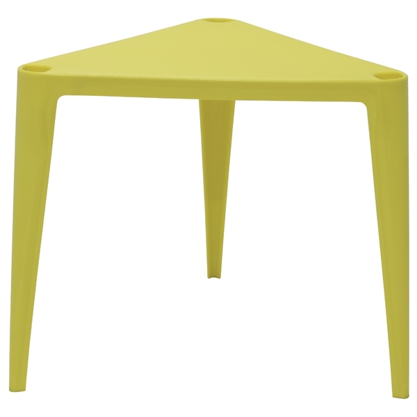 Mesa Infantil Sofia Em Polipropileno E Fibra De Vidro Amarelo