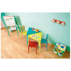 Mesa Infantil Sofia Em Polipropileno E Fibra De Vidro Azul Tr