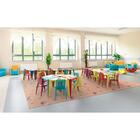 Mesa Infantil Sofia Em Polipropileno E Fibra De Vidro Rosa Tr