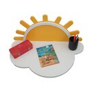 Mesa Infantil Tampo Em Mdf Nuvem Sol Branco