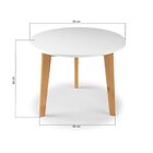 Mesa Infantil Tiko 60cm X 48cm X 60cm Branco / Ad