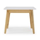 Mesa Infantil Toy 60x60cm  Branco/amêndoa
