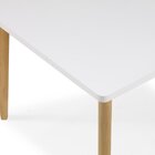 Mesa Infantil Toy 60x60cm  Branco/amêndoa