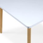 Mesa Infantil Toy 60x60cm  Branco/amêndoa