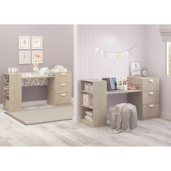 Mesa Infantil/trocador Regulável Be Mobiliário Nature