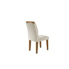 Mesa Inovare 180 Tp Mdf Vidro/canto Reto Com 6 Cadeiras Valen