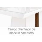 Mesa Itália 450 Tampo De Madeira Chanfrado 1200x900 Dj Móveis