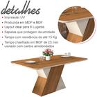Mesa Jantar 6 Lugares 170x90 Cm 23159 Dj Moveis