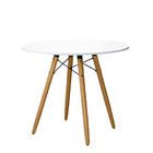 Mesa Jantar 90cm E Pé Palito De 75cm Reforçada Badalona Edeca