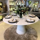 Mesa Jantar Cone 4a6 Lugar Espirito Santo Redonda 137cm Branco