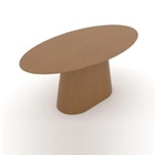 Mesa Jantar Cone 4a6 Lugar Madeira Freijo Oval 100x180cm Frei