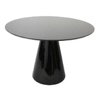 Mesa Jantar Cone 6 Lugar Sao Gabriel Redonda 124cm Preto