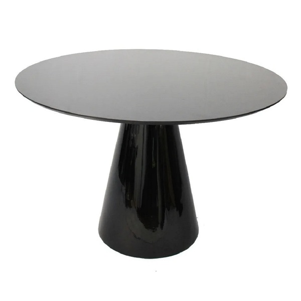 Mesa Jantar Cone 8a10 Lugar Sao Gabriel Redonda 150cm Preto