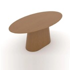 Mesa Jantar Cone P/4a6cad.madeira Freijo Oval 100x180cm Freijo