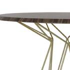 Mesa Jantar Cost Nogueira Base Gold 135cm - 60264 Sun House