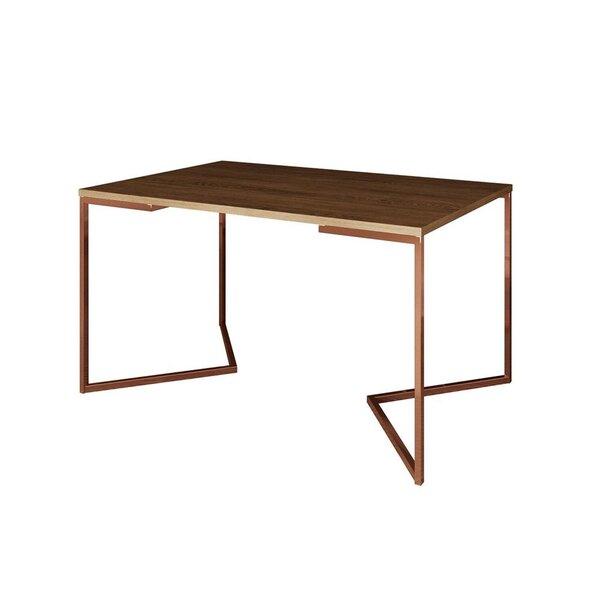 Mesa Jantar Industrial Retangular 137x90cm Base Cobre V Amend