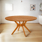 Mesa Jantar Julia Area Externa Jardim 100% Mad Eucalipto Ripa