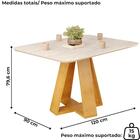 Mesa Jantar Kiara E 4 Cadeiras Yasmin Dj Moveis