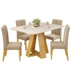 Mesa Jantar Kiara E 4 Cadeiras Yasmin Dj Moveis