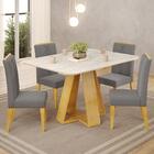 Mesa Jantar Kiara E 4 Cadeiras Yasmin Dj Moveis