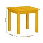 Mesa Jantar Madeira Maciça Safira Cerejeira 88x88 Nemargi