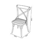 Mesa Jantar Redonda Elen 110cm Hairpin Com 4 Cadeiras Katrina