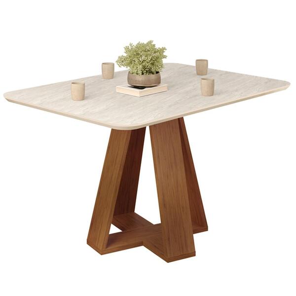 Mesa Jantar Retangular 120x90 Cm Sem Vidro Kiara Dj Moveis