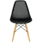 Mesa Jantar Retangular Eiffel 120 X 80cm Preta + 4 Cadeiras E