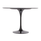 Mesa Jantar Saarinen 4 Cad. Sao Gabriel Redonda 107cm Preto