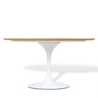 Mesa Jantar Saarinen 4a6 Cad. Madeira Freijo Oval 100x180cm B