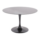 Mesa Jantar Saarinen 4a6 Cad. Preto Absoluto Redonda 137cm Pr
