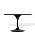 Mesa Jantar Saarinen 4a6 Lugar Madeira Freijo Oval 90x160cm P